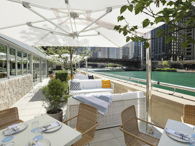 Scope Out Pizzeria Portofino S Sophisticated Riverfront Patio