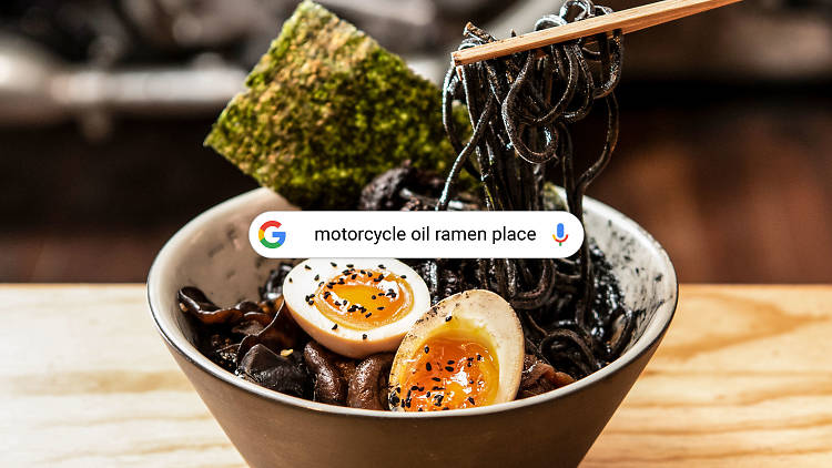 Search: motorcycle oil ramen place