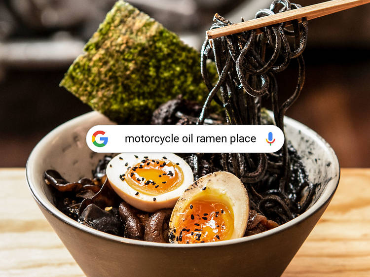 Search: motorcycle oil ramen place