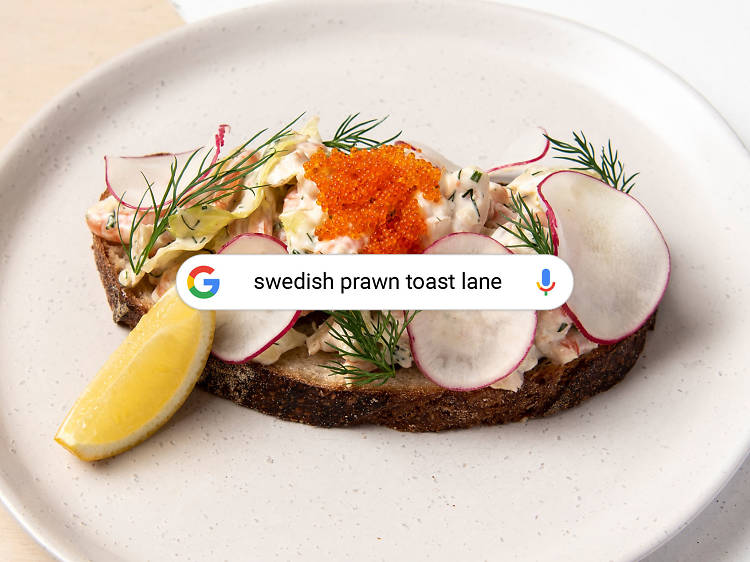 Toast Skagen at Fika Swedish Kitchen