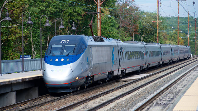 Amtrak Acela, NYC to DC