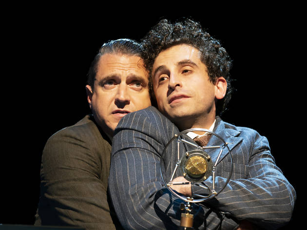Raúl Esparza and Brandon Uranowitz in Road Show Raúl Esparza and Brandon Uranowitz in Road Show