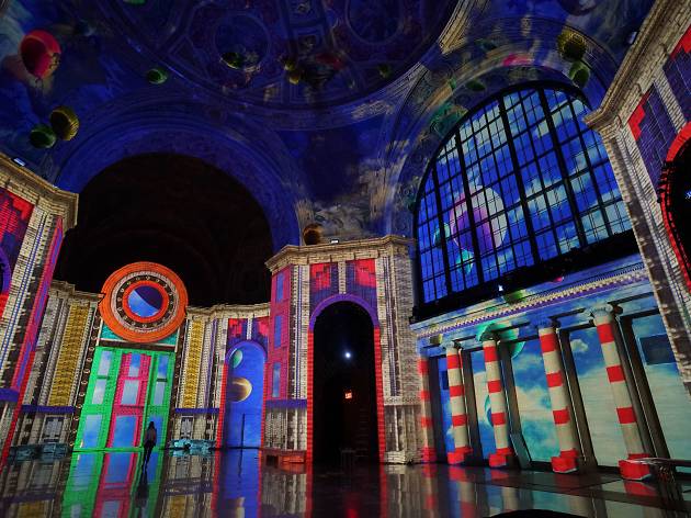 An immersive digital art show has transformed this historic NYC landmark An immersive digital art show has transformed this historic NYC landmark
