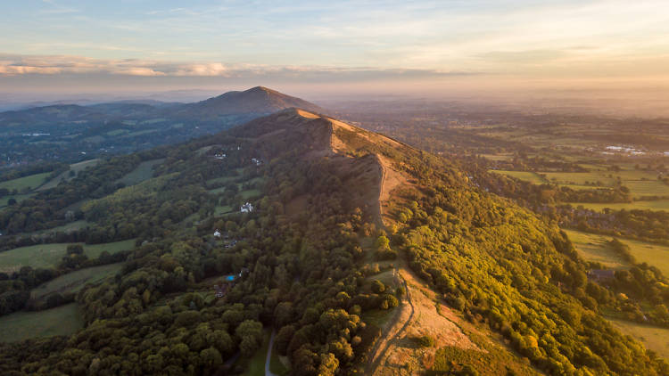 The Malvern hills, UK