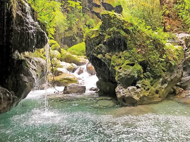 Sierra Gorda Río Escanela puente de dios en querétaro
