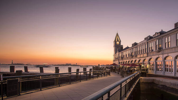 Devour oysters on the waterfront