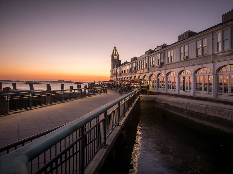 Devour oysters on the waterfront