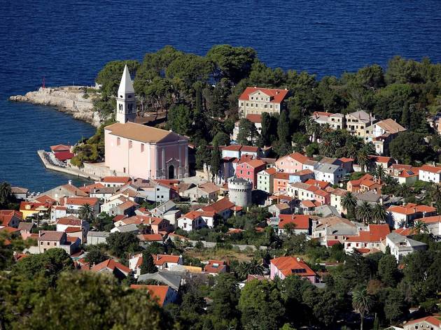 Veli Lošinj and Church of St Anthony Veli Lošinj and Church of St Anthony