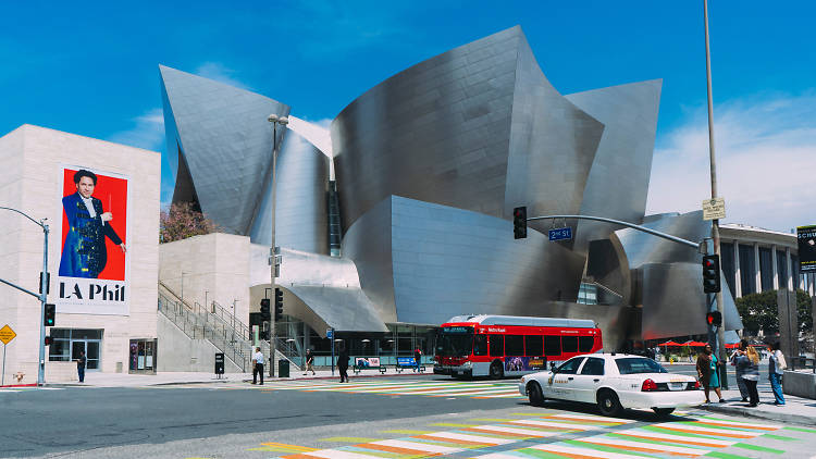 Walt Disney Concert Hall in Los Angeles, CA