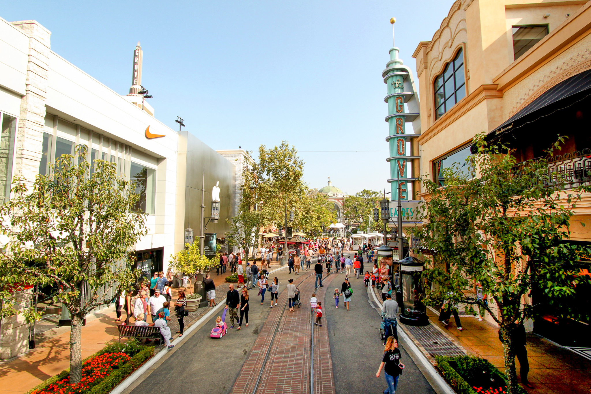 The Grove  Shopping in Fairfax District, Los Angeles