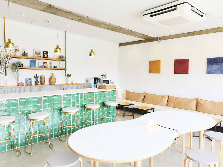 It features cool Scandinavian design in the middle of Tokyo