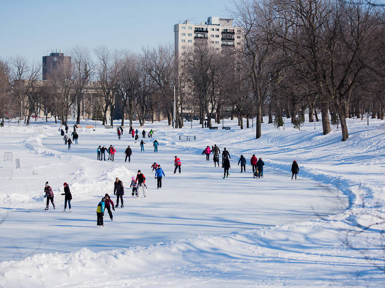 Patinez au parc Lafontaine