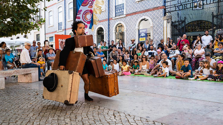 chapéus na rua