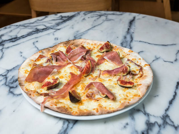 Pizza de figos do Mano a Mano Pizza de figos do Mano a Mano