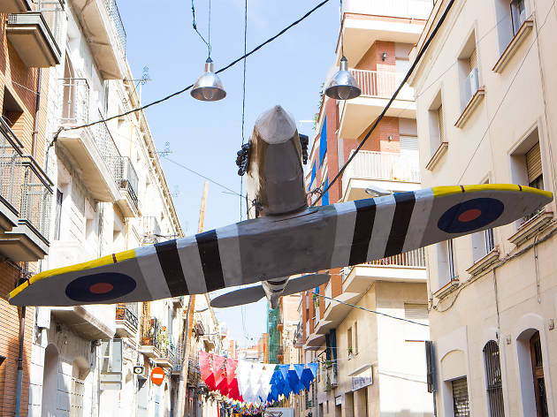 Festa Major de Sants 2019: Carrer Alcolea de Dalt Festa Major de Sants 2019: Carrer Alcolea de Dalt