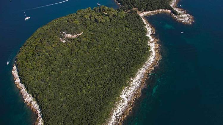 The island of Sveti Juraj