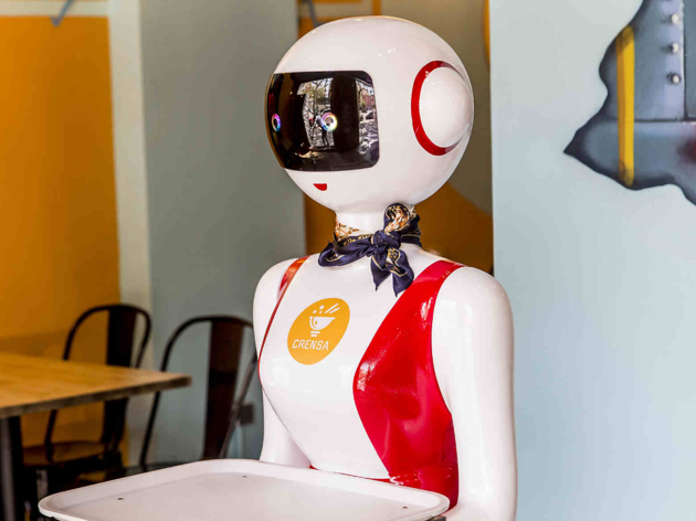 Robot del restaurant Crensa Robot del restaurant Crensa