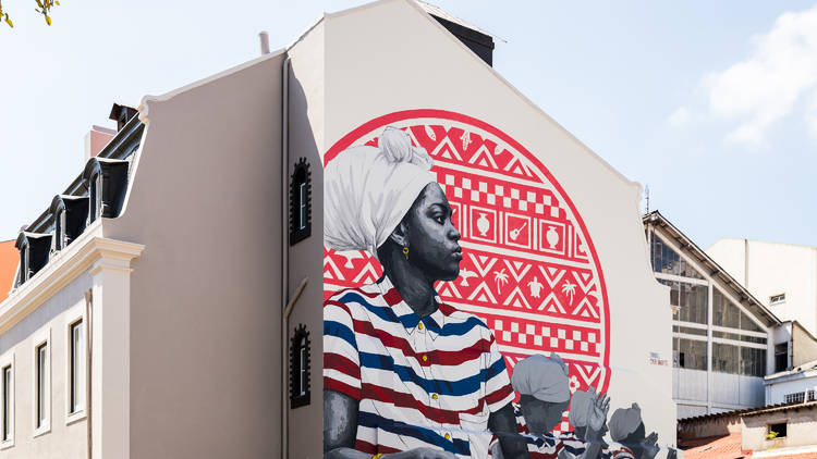 Mural da Casa da Cultura de Cabo Verde
