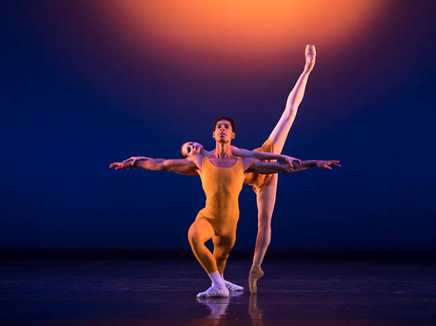 Concerto / Enigma Variations / Raymonda Act III Tyrone Singleton and Jenna Roberts in 'Concerto', as staged at the Royal Ballet in 2017