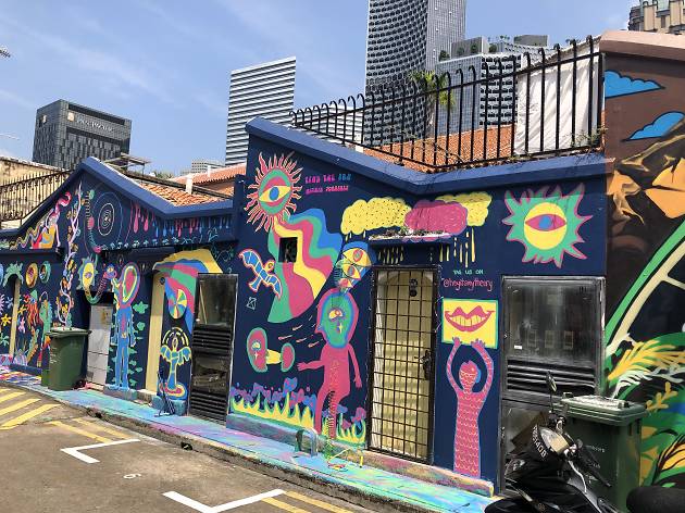 Haji Lane is home to Singapore's first outdoor gallery Haji Lane is home to Singapore's first outdoor gallery