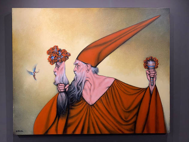 Rafael Coronel Exposicion del pintor mexicano Rafael Coronel en San Miguel de Allende