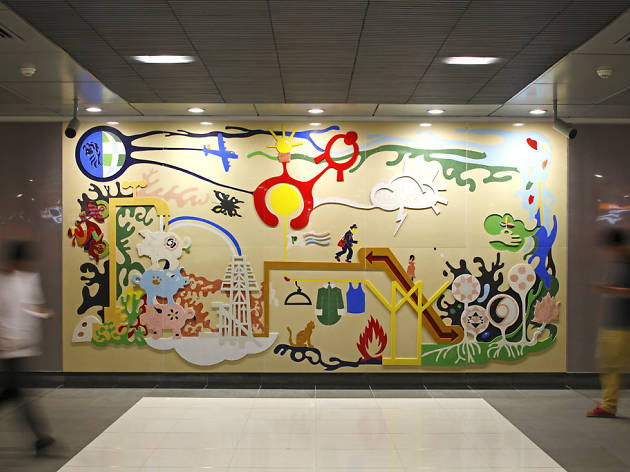 Track down these beautiful art pieces in MRT stations around Singapore Track down these beautiful art pieces in MRT stations around Singapore