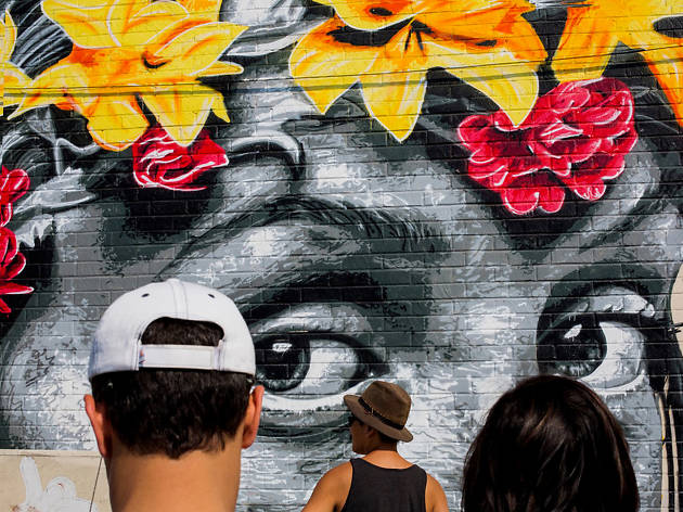 Street art in HIstoric Filipinotown, Los Angeles