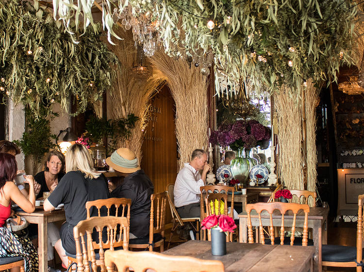 Sip tea amid millions of flowers at Floral Cafe at Napasorn