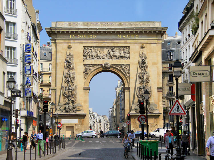 The Porte Saint-Denis in Strasbourg-Saint-Denis, Paris