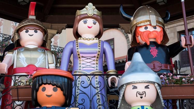 Fira de clicks de Playmobil i Lego al Poble Espanyol