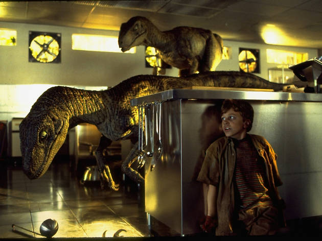 Jurassic Park The velociraptor scene from Jurassic Park