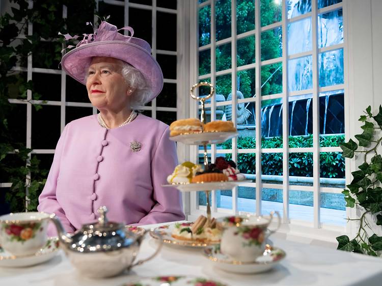 Finally, a spot of tea with the Queen