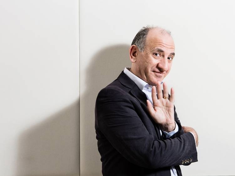 A portrait of Armando Iannucci 