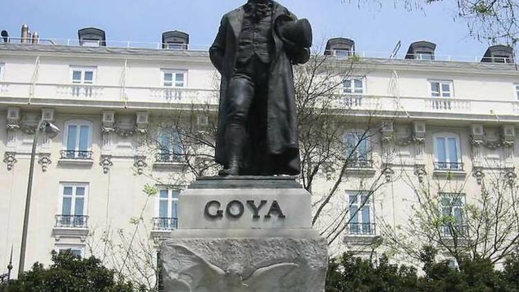 Goya, el único que mira de frente