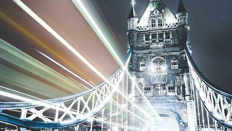 Night photography tour of London