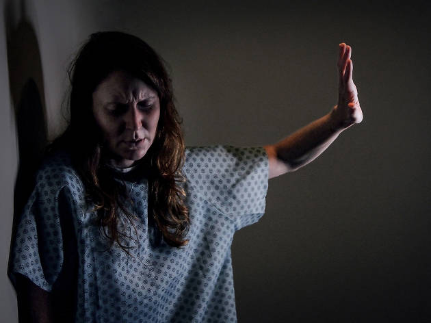 Strangers in the Night Natalie Hegg in Hunger Thirst Theatre's Strangers in the Night