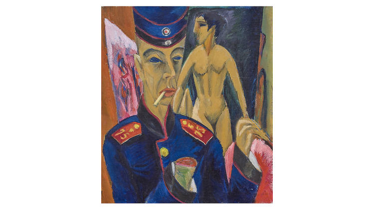 Ernst Ludwig Kirchner, Self-Portrait as a Soldier, 1915