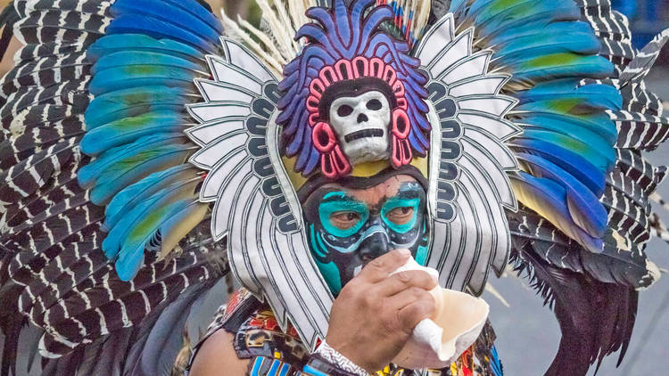 Desfile de muertos (Foto: Ivonne Gutiérrez)