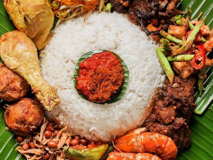 Savour the flavour of nasi padang at Hjh Maimunah