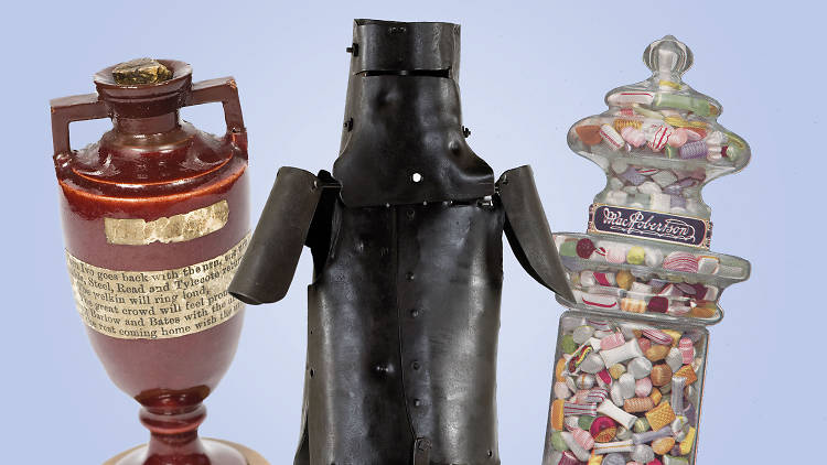 Ashes, Ned Kelly's Armour and MacRobinson's sweets