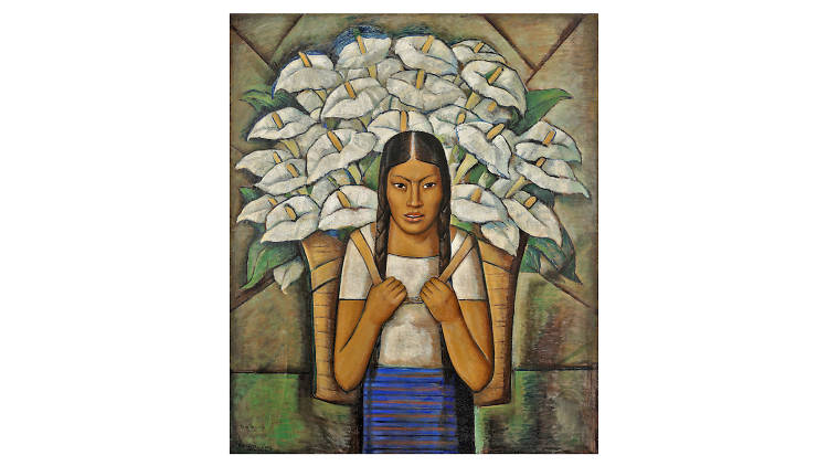 Alfredo Ramos Martínez. Calla Lily Vendor (Vendedora de Alcatraces), 1929