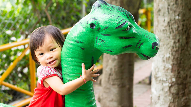 Dinosaur, playground