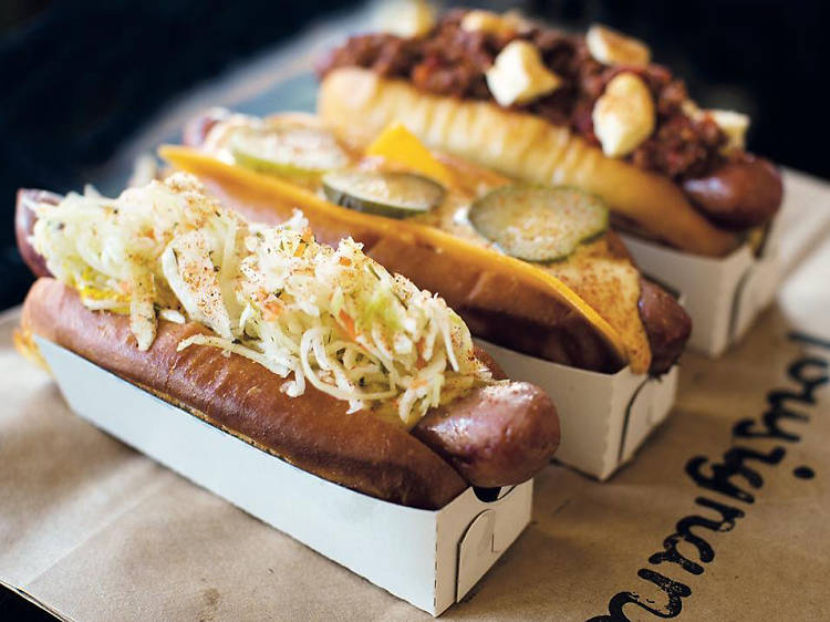 Mangez l'un des meilleurs hot-dogs en ville