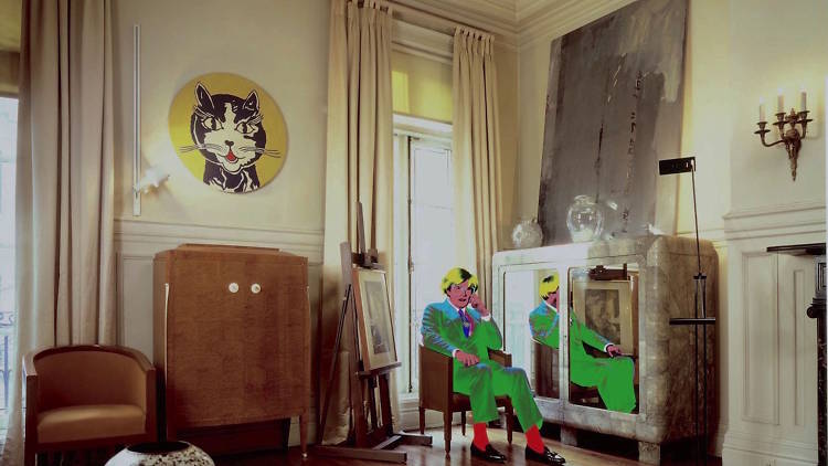 Andy Warhol’s Living Room, East 66 Street NYC 1987