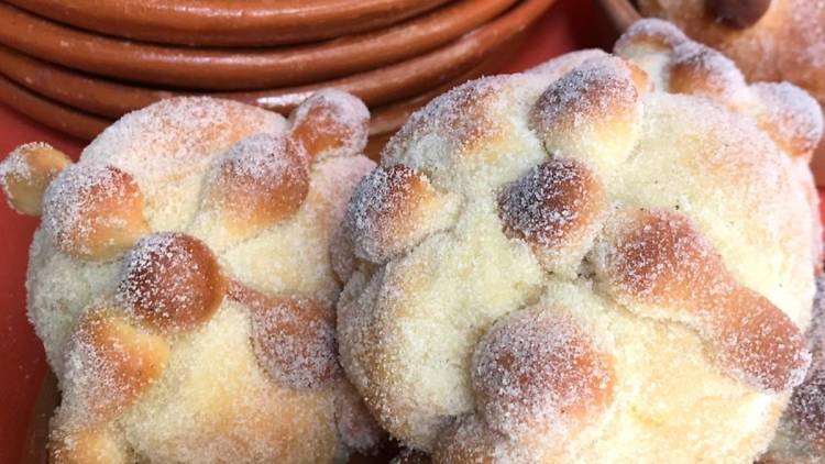 Pan de muerto en Hotel Casa Awolly