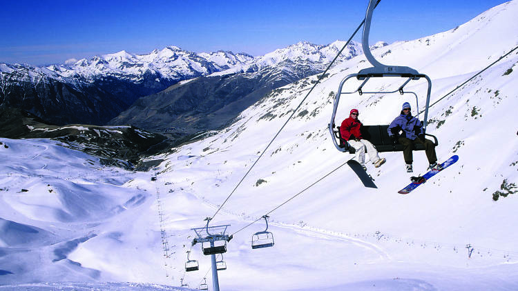 Skiing in the Catalan Pyrenees