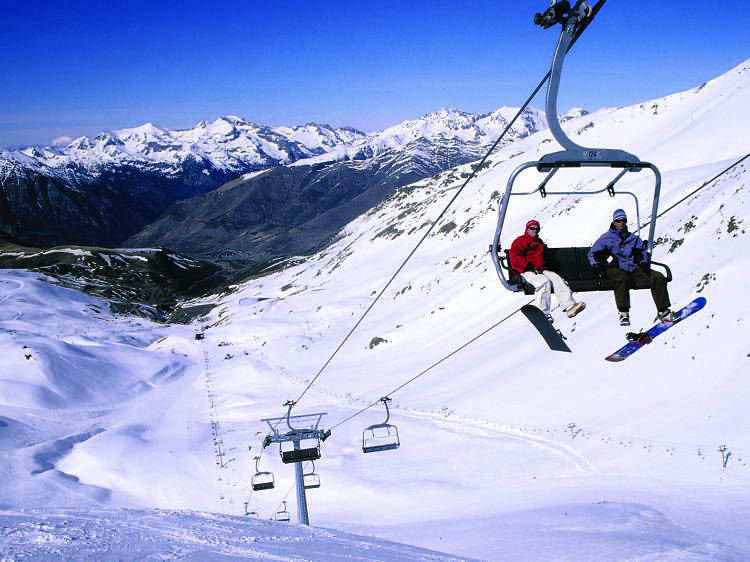 Skiing in the Catalan Pyrenees