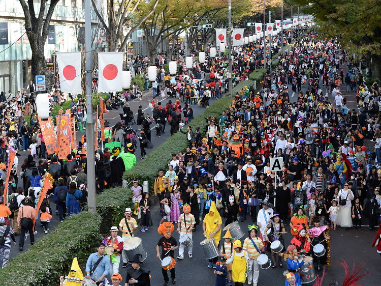 原宿表参道ハローハロウィーンパンプキンパレード