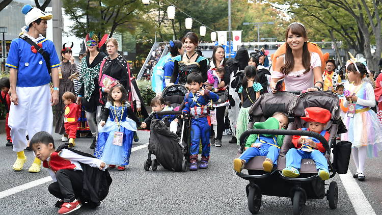 原宿表参道ハローハロウィーンパンプキンパレード