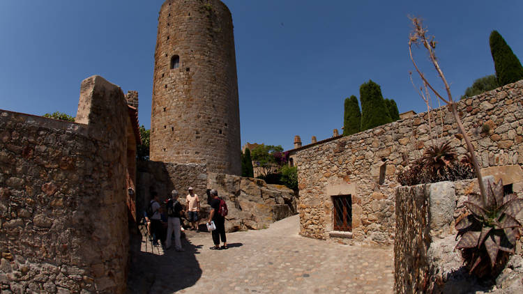 A circular tower